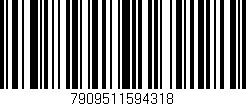 Código de barras (EAN, GTIN, SKU, ISBN): '7909511594318'