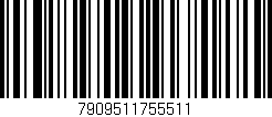 Código de barras (EAN, GTIN, SKU, ISBN): '7909511755511'