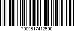 Código de barras (EAN, GTIN, SKU, ISBN): '7909517412500'