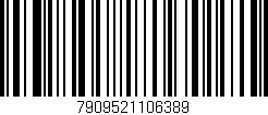Código de barras (EAN, GTIN, SKU, ISBN): '7909521106389'