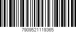 Código de barras (EAN, GTIN, SKU, ISBN): '7909521119365'