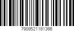 Código de barras (EAN, GTIN, SKU, ISBN): '7909521181386'
