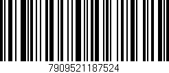 Código de barras (EAN, GTIN, SKU, ISBN): '7909521187524'