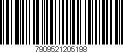 Código de barras (EAN, GTIN, SKU, ISBN): '7909521205198'