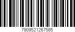 Código de barras (EAN, GTIN, SKU, ISBN): '7909521267585'