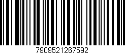 Código de barras (EAN, GTIN, SKU, ISBN): '7909521267592'
