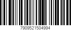 Código de barras (EAN, GTIN, SKU, ISBN): '7909521504994'