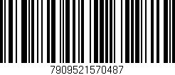 Código de barras (EAN, GTIN, SKU, ISBN): '7909521570487'