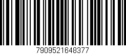 Código de barras (EAN, GTIN, SKU, ISBN): '7909521648377'