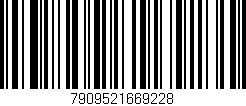 Código de barras (EAN, GTIN, SKU, ISBN): '7909521669228'