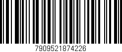 Código de barras (EAN, GTIN, SKU, ISBN): '7909521874226'