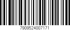 Código de barras (EAN, GTIN, SKU, ISBN): '7909524007171'