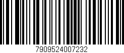 Código de barras (EAN, GTIN, SKU, ISBN): '7909524007232'