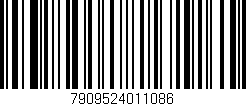 Código de barras (EAN, GTIN, SKU, ISBN): '7909524011086'