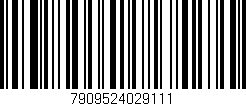 Código de barras (EAN, GTIN, SKU, ISBN): '7909524029111'
