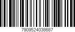Código de barras (EAN, GTIN, SKU, ISBN): '7909524038687'