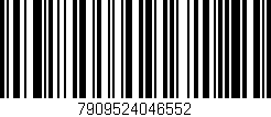 Código de barras (EAN, GTIN, SKU, ISBN): '7909524046552'