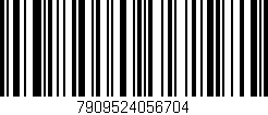 Código de barras (EAN, GTIN, SKU, ISBN): '7909524056704'