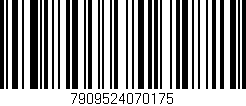 Código de barras (EAN, GTIN, SKU, ISBN): '7909524070175'