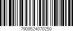 Código de barras (EAN, GTIN, SKU, ISBN): '7909524070250'