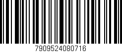 Código de barras (EAN, GTIN, SKU, ISBN): '7909524080716'