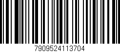 Código de barras (EAN, GTIN, SKU, ISBN): '7909524113704'