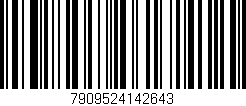 Código de barras (EAN, GTIN, SKU, ISBN): '7909524142643'