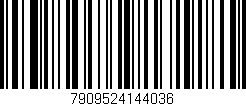 Código de barras (EAN, GTIN, SKU, ISBN): '7909524144036'