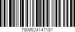 Código de barras (EAN, GTIN, SKU, ISBN): '7909524147181'