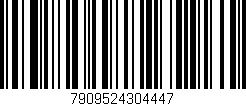 Código de barras (EAN, GTIN, SKU, ISBN): '7909524304447'