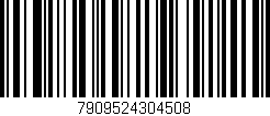 Código de barras (EAN, GTIN, SKU, ISBN): '7909524304508'