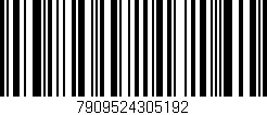 Código de barras (EAN, GTIN, SKU, ISBN): '7909524305192'