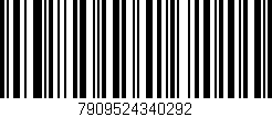 Código de barras (EAN, GTIN, SKU, ISBN): '7909524340292'