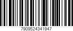 Código de barras (EAN, GTIN, SKU, ISBN): '7909524341947'
