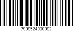 Código de barras (EAN, GTIN, SKU, ISBN): '7909524380892'