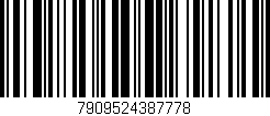 Código de barras (EAN, GTIN, SKU, ISBN): '7909524387778'