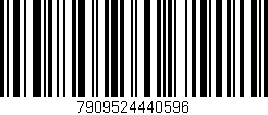 Código de barras (EAN, GTIN, SKU, ISBN): '7909524440596'