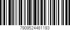 Código de barras (EAN, GTIN, SKU, ISBN): '7909524481193'