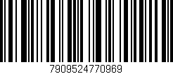 Código de barras (EAN, GTIN, SKU, ISBN): '7909524770969'