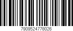 Código de barras (EAN, GTIN, SKU, ISBN): '7909524778026'