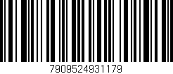 Código de barras (EAN, GTIN, SKU, ISBN): '7909524931179'