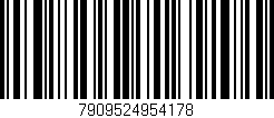 Código de barras (EAN, GTIN, SKU, ISBN): '7909524954178'