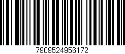 Código de barras (EAN, GTIN, SKU, ISBN): '7909524956172'