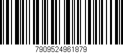 Código de barras (EAN, GTIN, SKU, ISBN): '7909524961879'