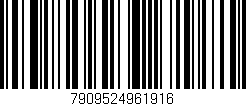 Código de barras (EAN, GTIN, SKU, ISBN): '7909524961916'