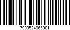 Código de barras (EAN, GTIN, SKU, ISBN): '7909524966881'