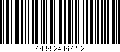 Código de barras (EAN, GTIN, SKU, ISBN): '7909524967222'