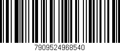 Código de barras (EAN, GTIN, SKU, ISBN): '7909524968540'