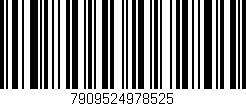 Código de barras (EAN, GTIN, SKU, ISBN): '7909524978525'