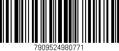 Código de barras (EAN, GTIN, SKU, ISBN): '7909524980771'